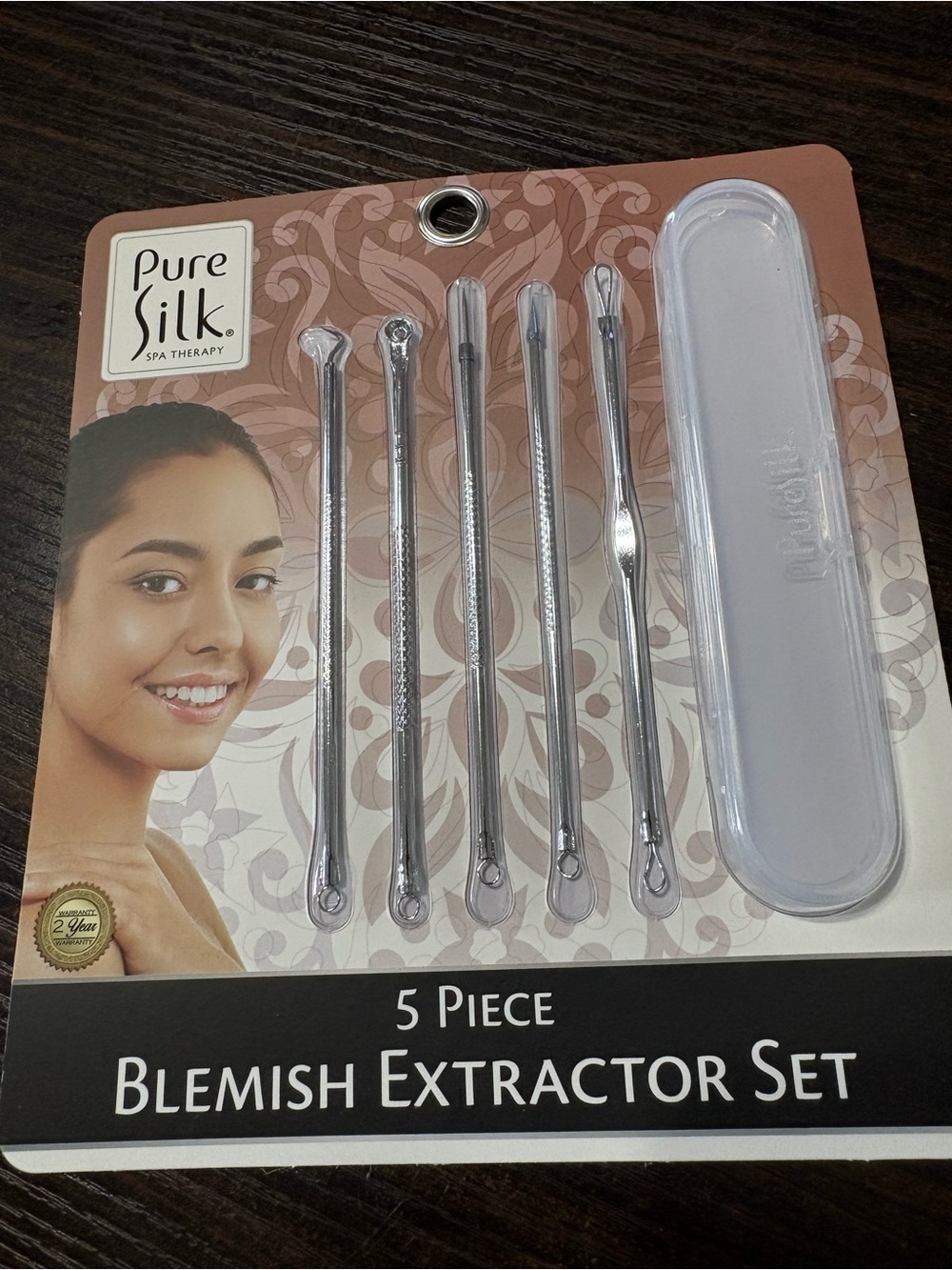 5-Piece Blemish Extractor Set — Silver